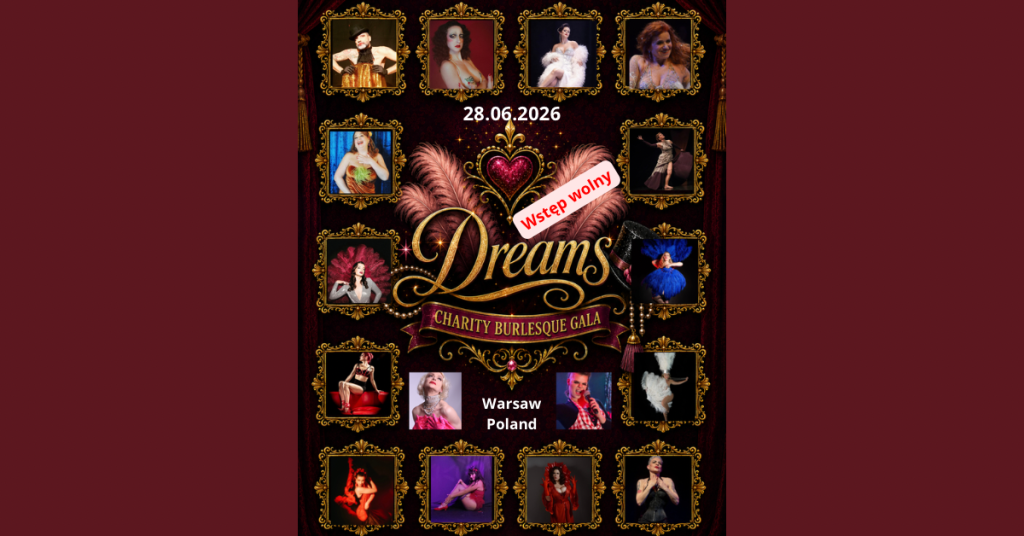 DREAMS Charity Burlesque Gala To Raise Money For Warsaw Hospice for Children 1